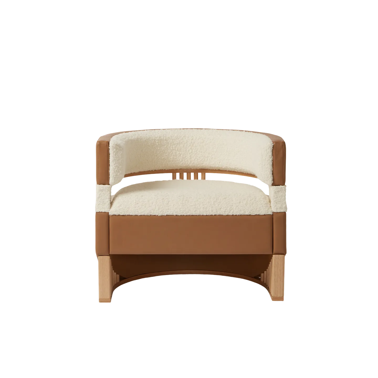Ada Chair, front view with transparent background