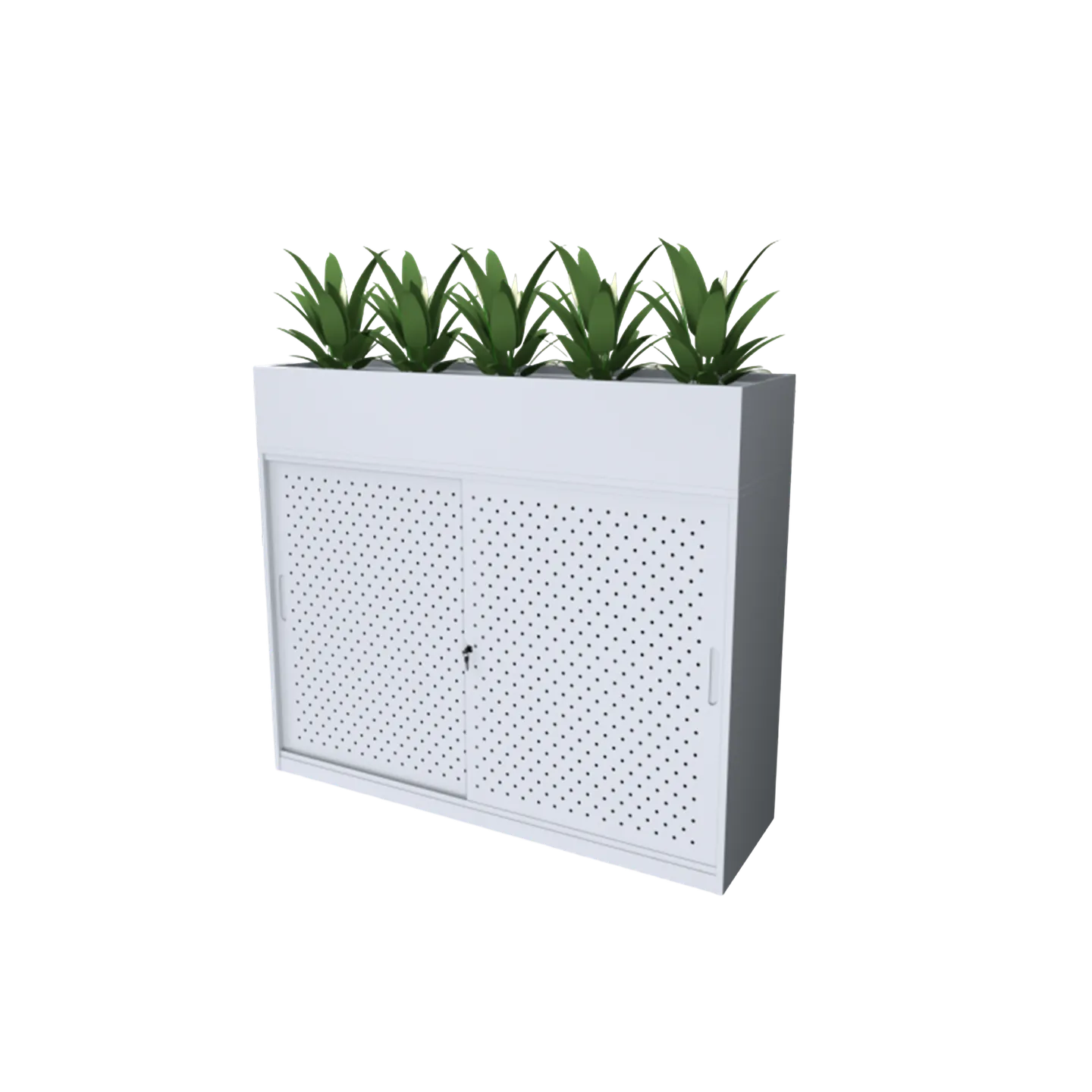 Sliding Storage Unit with Planter